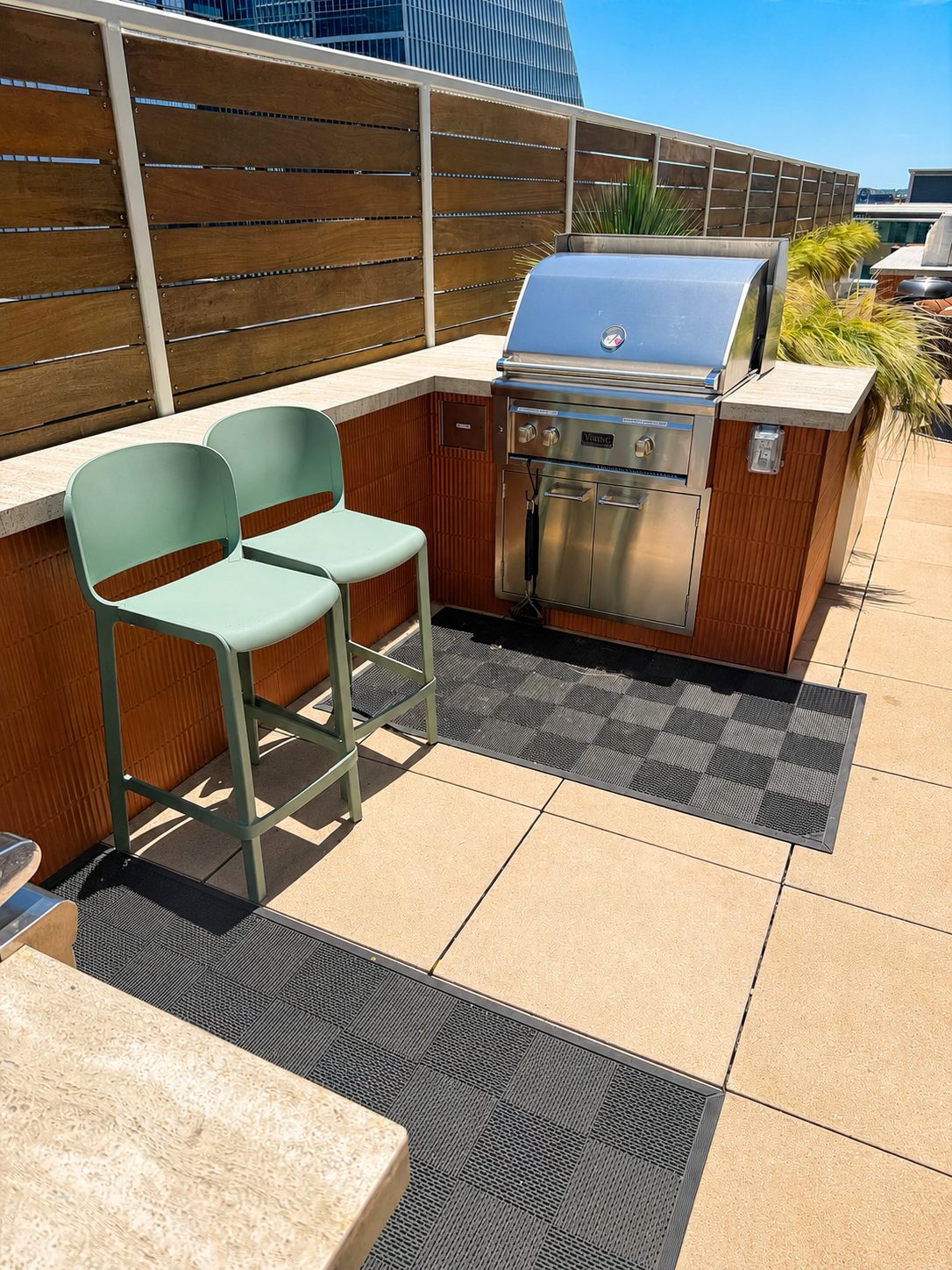 The Independent rooftop prep zone